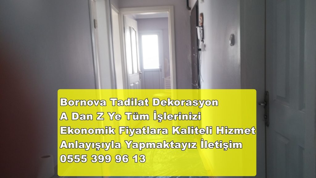 İZMİR KOMPLE TADİLAT DEKORASYON İŞLERİ – EV TADİLATI – DAİRE TADİLATI