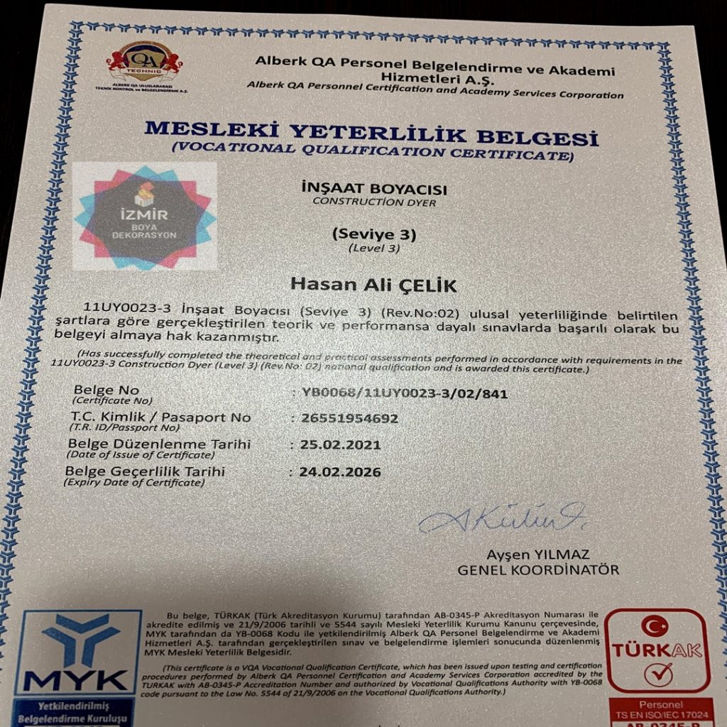 İZMİR KOMPLE TADİLAT DEKORASYON İŞLERİ – EV TADİLATI – DAİRE TADİLATI