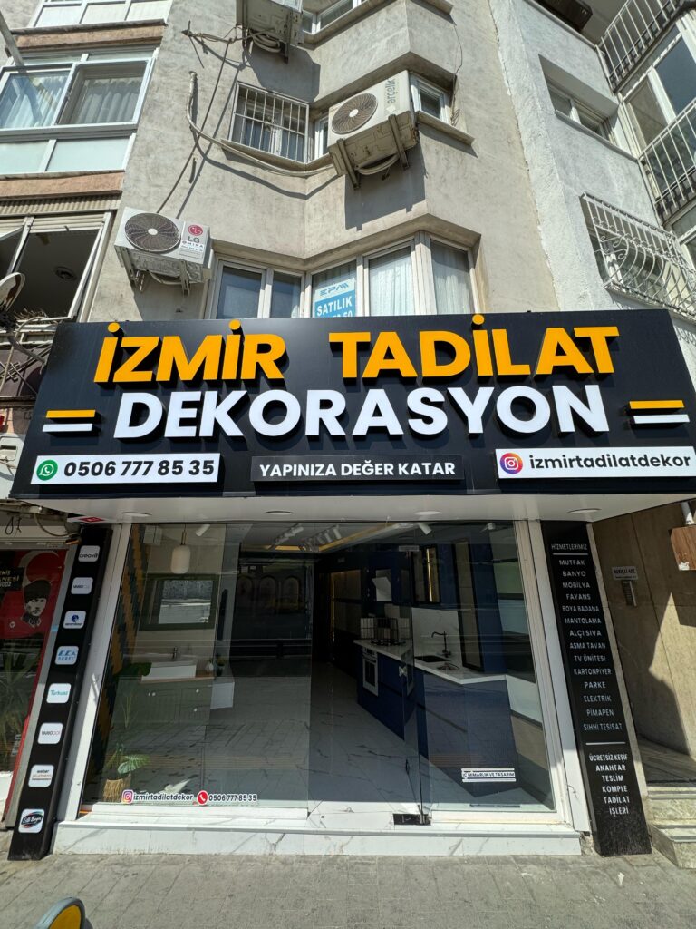 İZMİR KOMPLE TADİLAT DEKORASYON İŞLERİ – EV TADİLATI – DAİRE TADİLATI