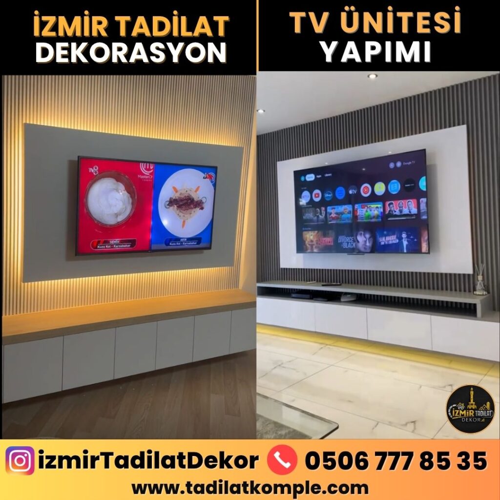 İZMİR KOMPLE TADİLAT DEKORASYON İŞLERİ – EV TADİLATI – DAİRE TADİLATI
